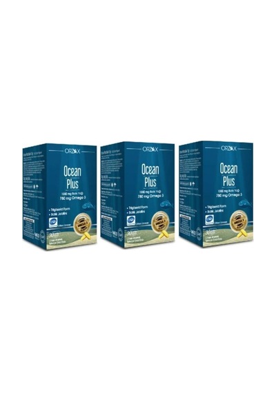 Omega Plus 3 1200 Mg 30 Kapsül 3'lü