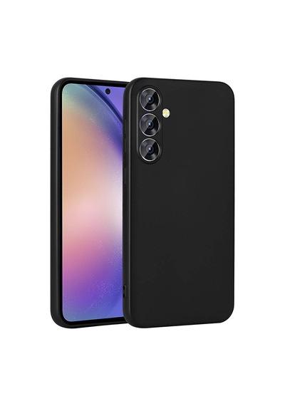 Zore Galaxy A55 Kılıf Ogaa Premier Silikon Kapak - Siyah