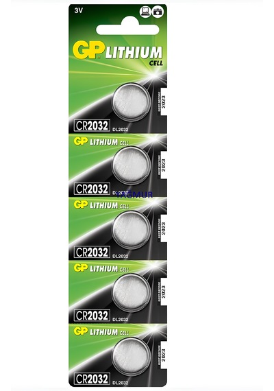 5 Adet Kumanda Pili Yassı Tip 2032 3v