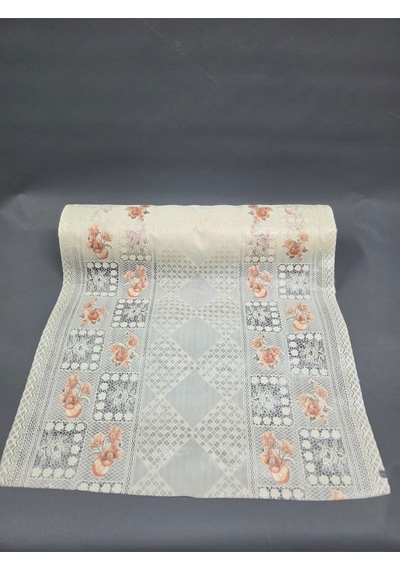 Pvc Küpür Dantel Raf Ve Dolap Örtüsü Runner 28kpr004 Bej