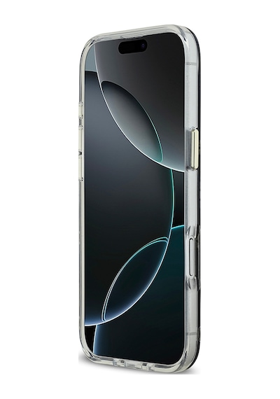 Apple Uyumlu iPhone 17 Air Kılıf Guess Lisanslı Metal Kamera Çerçeveli Simli Peony Aynalı Kapak Gold Gold