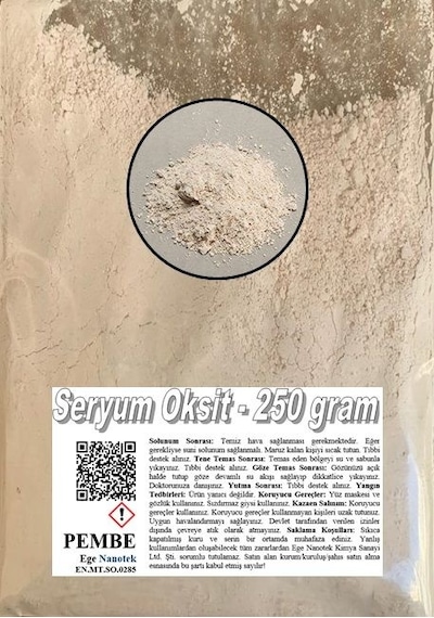 Cam Çizik Giderici Pembe Seryum Oksit - 250 GRAM Cam Çizik Giderici Pembe Seryum Oksit - 250 GRAM