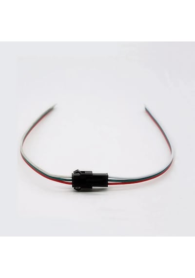 2 Adet 3 Pin Jst Sm 10cm Kablo Erkek Dişi Çifti Bağlantı Soketi Led Konnektör Şerit Led Rgb Ws2812b Ws2811