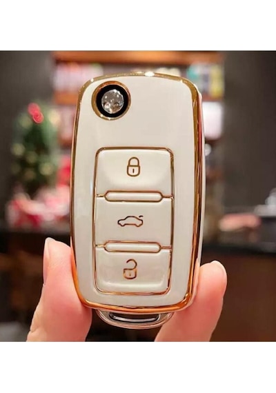 Gma Keys Vw Tiguan Jetta Golf 5 Golf 6 Scirocco Polo Caddy Transporter Lüks Nano Anahtar Koruma Kılıfı