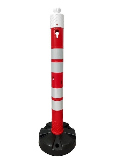 Levhalı Uyarı Dikmesi Seti 120 Cm - Kauçuk Tabanlı-set4