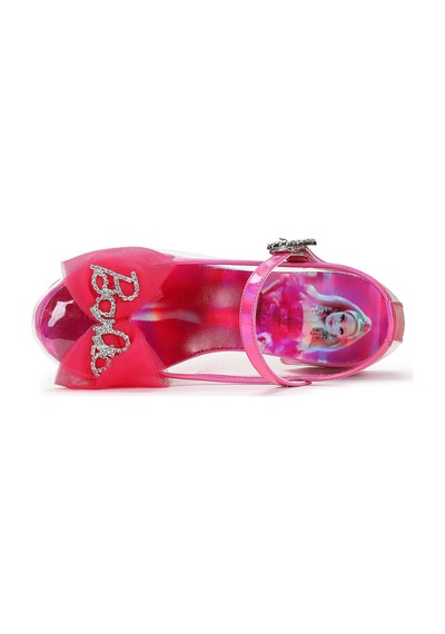 Kiko Kids Pinki Kız Çocuk Topuklu Abiye Şeffaf Ayakkabı Fuşya Fuşya