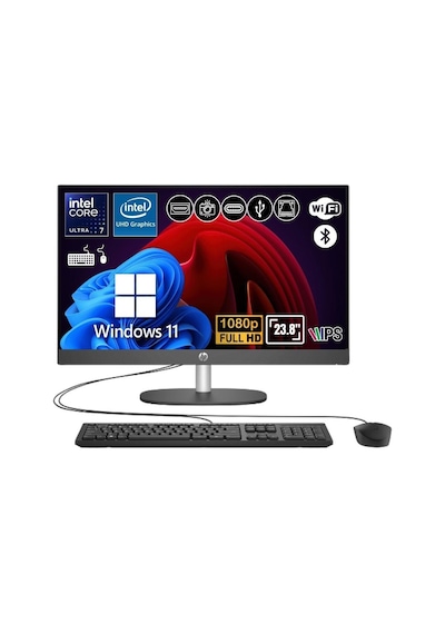HP Proone 240 G10 D36C6ET-ATL33 Ultra 7 155U 40 GB 2 TB SSD 23.8" FHD W11P AIO Masaüstü Bilgisayar