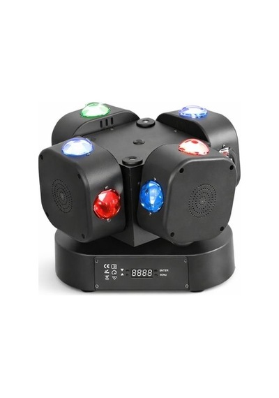 Dj Disko 200w Led Lazer Hareketli Kafa Işık 16x Dönen Işın Rgb Sahne Işığı