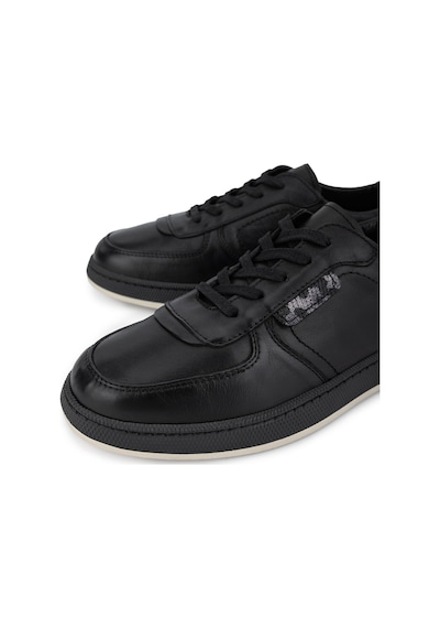 Tamer Tanca Kadın Hakiki Deri Siyah Sneakers & Spor Ayakkabı 849 26031 Bn Ayk Sk26-27 Sıyah Nappa Siyah1