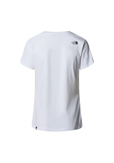 The North Face W S/s Simple Dome Slim Tee Kadın T-shirt-28132-beyaz Beyaz