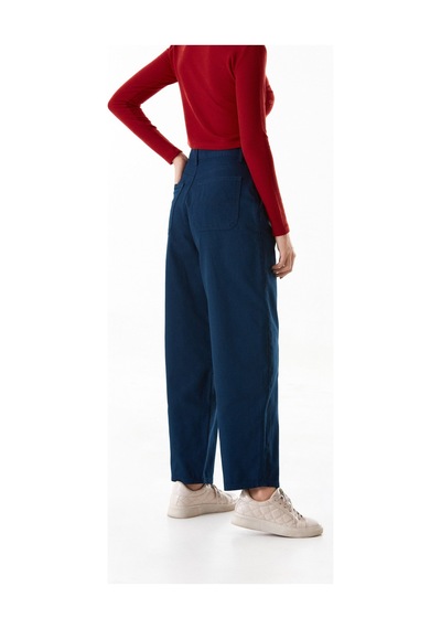 Fullamoda Fermuarlı Yüksek Bel Gabardin Şalvar Pantolon 25ygb1900214565-lacivert Lacivert Fullamoda Fermuarlı Yüksek Bel Gabardin Şalvar Pantolon 25ygb1900214565-lacivert Lacivert