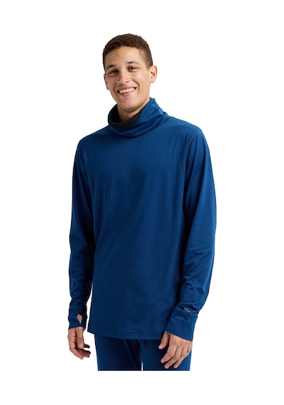 Burton Burton Mens Midweight Base Long Neck Erkek Mavi İçlik Üst Nff Lacivert