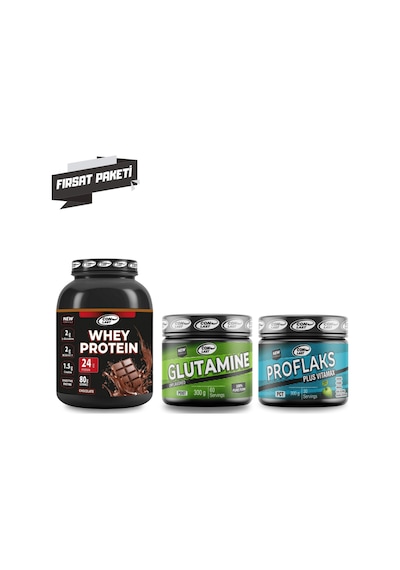 Whey Protein 2000g/glutamıne 300g/proflaks Çikolatalı