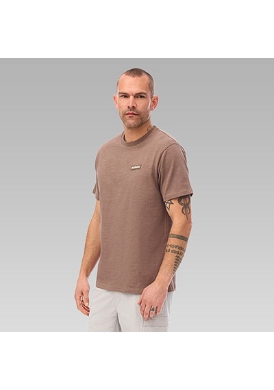 Cs0405 Csc M Columbia Silicon Print Erkek T-shirt-33637 Kahve