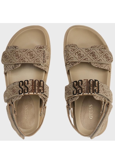 Beige / Brown Kadın Guess Footwear Dress Kadın Sandalet FL6FB2FAL Bej - Kahverengi