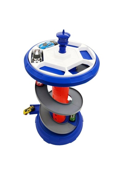 Speed Racer 5'li Metal Arabalı Twister Yarış Yolu Oyun Seti Yarış Pisti Çocuk Oyuncak