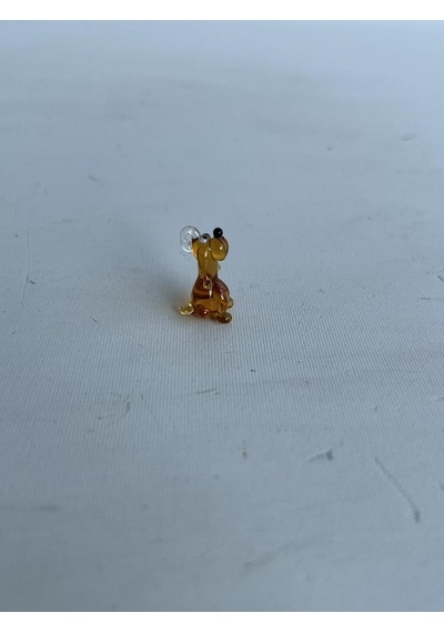 El Yapımı Mini Murano Cam Köpek Biblo A121-05