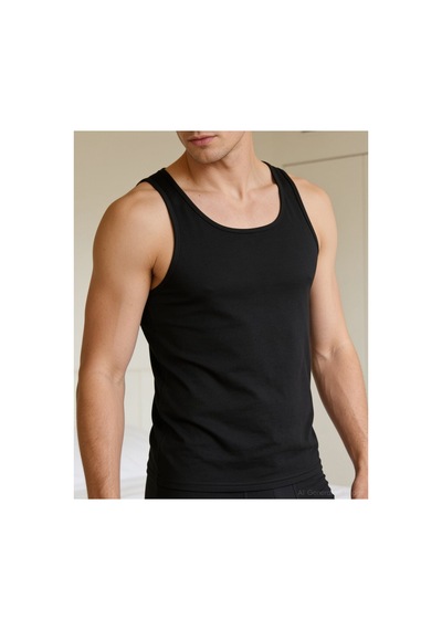 Bolero Erkek Siyah Bambu Atlet, %95 Bambu %5 Elastan