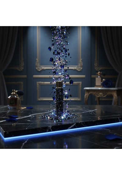 Swarovski Taşlı Çakmak Lacivert Lacivert