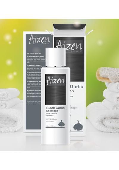 Aizen Cosmetic Siyah Sarımsak Şampuan