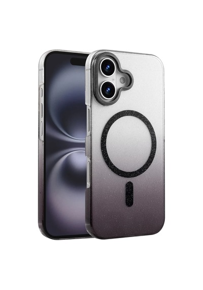 İphone 16 Glossy Magsafe Kapak - Siyah
