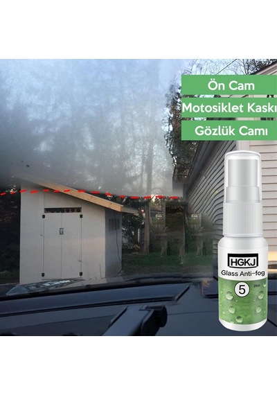 Hgkj 5 20ml Buğu Önleyici Buhar Engelleyici Araba Cam Temizleyic Rz