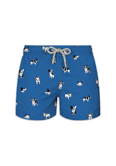 John Frank Erkek Çocuk Deniz Şortu kjfsssw11-f-bulldog-blue-13105 001