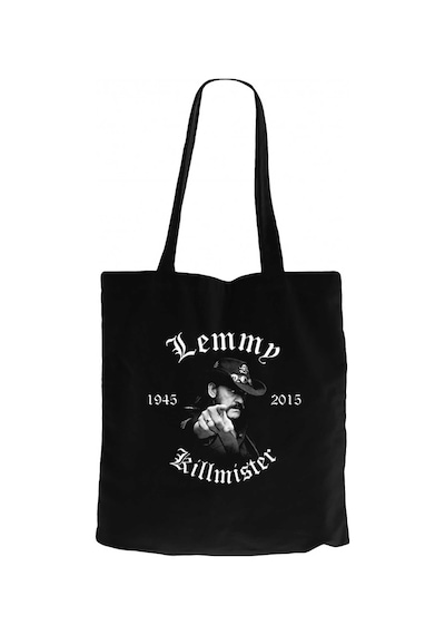 Motörhead Lemmy Kilmister 1945-2015 Siyah Kanvas Bez Çanta