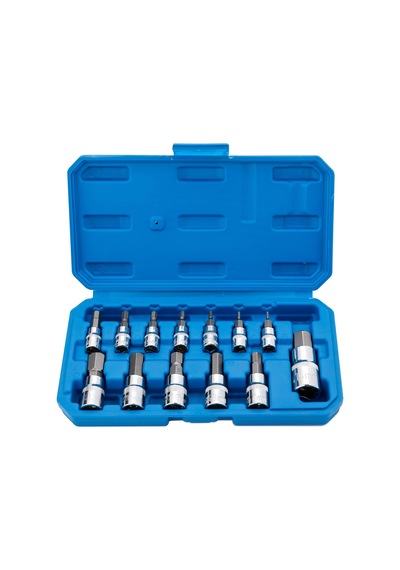 Alight Hex Bit Soket Seti Premium S2 Alaşım Çelik 13 Parça Metrik 2 Mm - 14 Mm Allen Soket Kiti