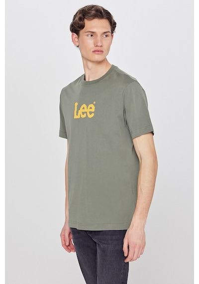 Lee Erkek T Shirt L2610100 801 Koyu Haki