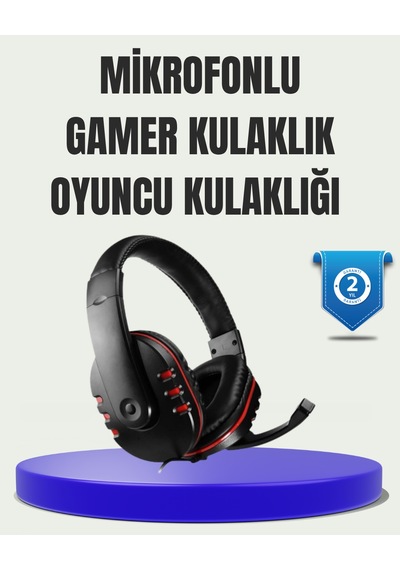 Stereo Gaming Kulaklık - Yüksek Ses Kalitesi, Ergonomik Yapı