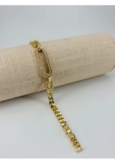 Renk Pirinç Cm Bileklik 17+2 Cm - Kbl0503 Çok Renkli