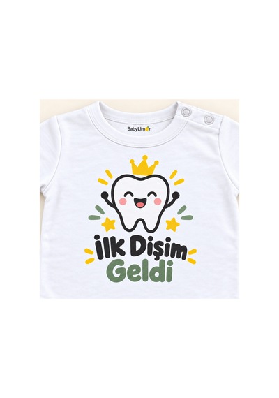 Babylimon İlk Dişim Geldi Beyaz Kısa Kollu Çıtçıtlı Bebek Zıbını Beyaz - İlk Dişim Geldi - 928161923 Beyaz - İlk Dişim Geldi Babylimon İlk Dişim Geldi Beyaz Kısa Kollu Çıtçıtlı Bebek Zıbını Beyaz - İlk Dişim Geldi - 928161923 Beyaz - İlk Dişim Geldi