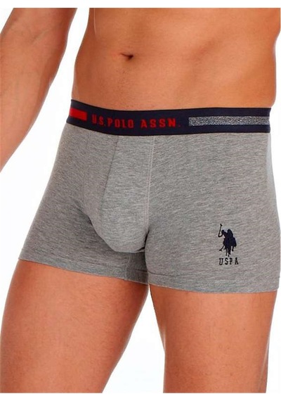 U.S. Polo Assn. U.s Polo Assn. 80155 Erkek 3 Lü Boxer-lacivert&grimelanj&beyaz Lacivert