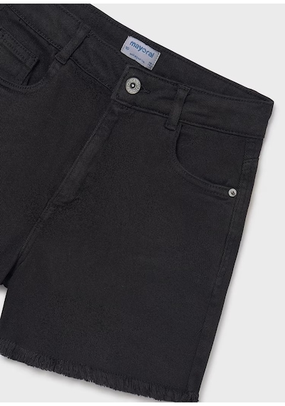 Mayoral Kız Çocuk Denim Şort 275y25 Siyah