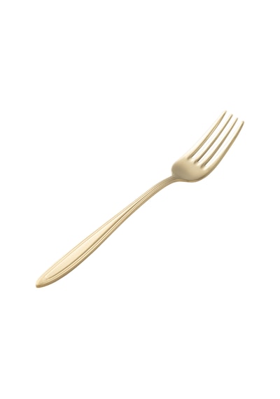 Mudo Home Essen 18 Parça Tatlı Çatal Kaşık Bıçak Seti Mat Gold Altın