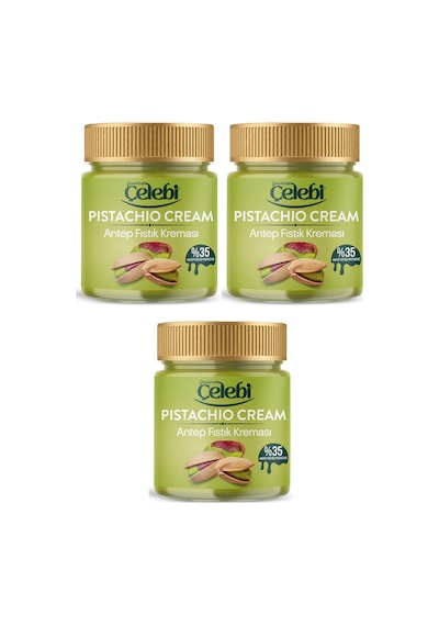 Antep Fıstık Kreması 200 Gr X 3 Adet 3'lü Avantajlı Set