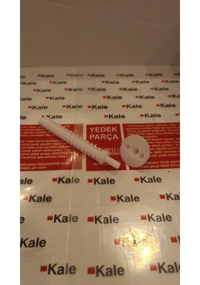 Kale Arka Çerçeve Butonu 8cm Gomme Rez. Beyaz