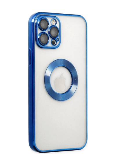 Apple iPhone Uyumlu 12 Pro Kılıf Slot Silikon - Mavi Bzsxx00 1