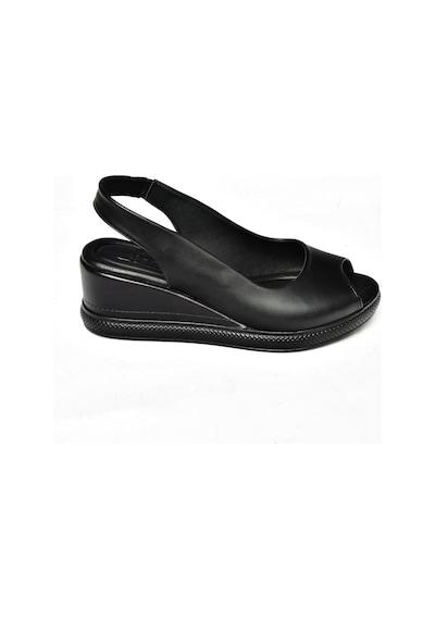 Fox Shoes S674307009 Siyah Kadın Sandalet Siyah