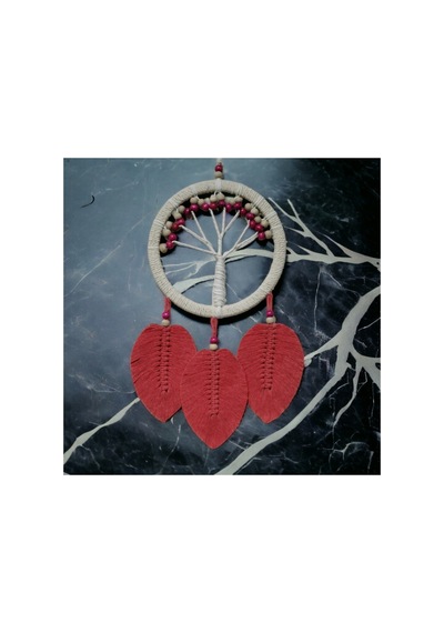 2 Adet Dream Catcher Hayat Ağacı Nar Rüya Kapanı Asılı Dekor, Örümcek Ağı Tüy Boncuk Süslemeli, Dreamcatcher Sarı