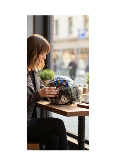 Sway Sw 765 Beyaz Bahçe Güneş Gözlüklü Yarım Motosiklet & Scooter Kask Aynalı Vizör