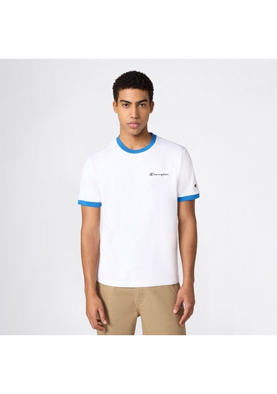 Champion Ss Regular Fit Erkek Beyaz T-shirt 222168 2800324