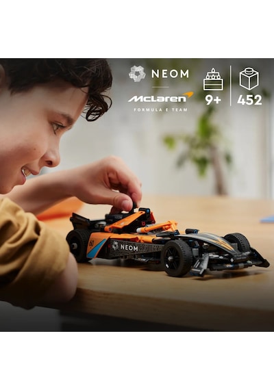 LEGO® Technic NEOM McLaren Formula E Yarış Arabası 42169 9+ Yaratıcı Oyuncak Yapım Seti - 452 Parça