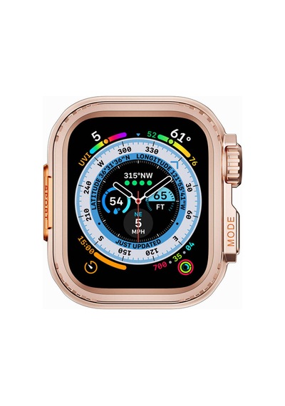 Watch 7 45mm To Watch Ultra 49mm Kasa Dönüştürücü Mrsa Watch Gard 33 - Rose Gold