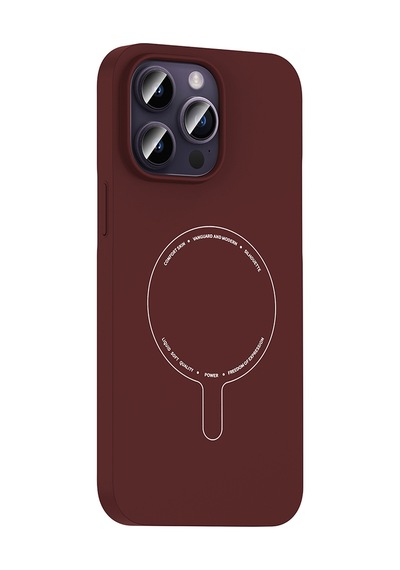 Maks Technology iPhone Uyumlu 14 Pro Max Kılıf M-safe Şarj Özellikli Kamera Korumalı Mkst Elio Sert Pc Kapak - Bordo Maks Technology iPhone Uyumlu 14 Pro Max Kılıf M-safe Şarj Özellikli Kamera Korumalı Mkst Elio Sert Pc Kapak - Bordo
