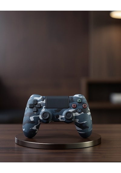 Kablosuz Ps4 Oyun Kolu Çift Motorlu Siyah Xxuczzzps4kolu-6