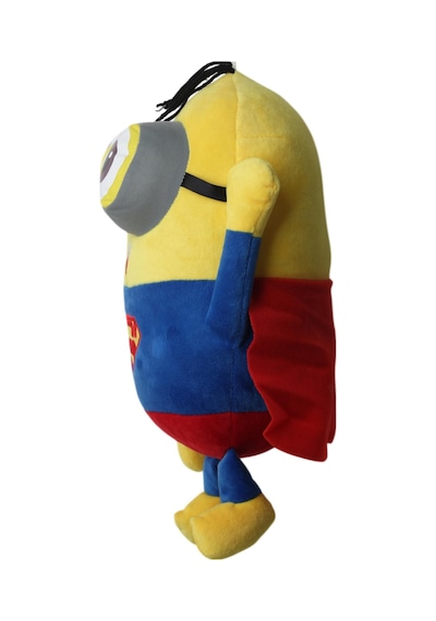 Despicable Me Minions Çılgın Hırsızlar Superman Versiyon Peluş Oyuncak Uyku & Oyun Arkadaşı 30 Cm. Kırmızı