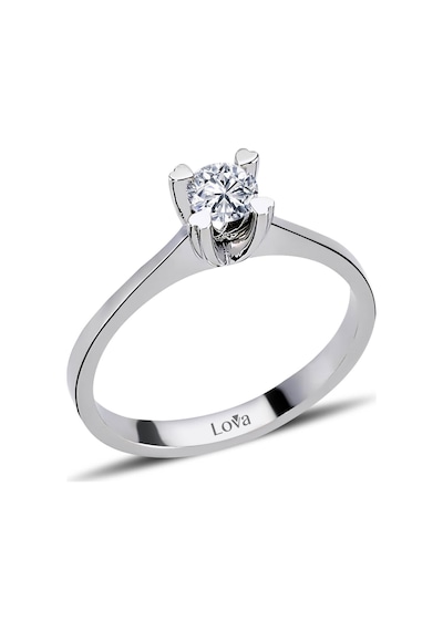 Lova E Renk 0,27 Karat Pırlanta Tektaş Yüzük - 1070002