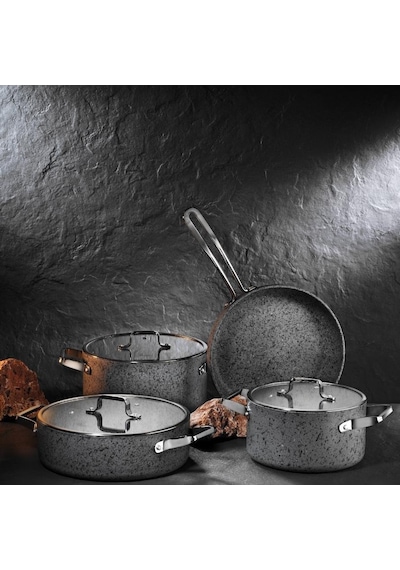Brioni Stone-h 7 Parça Tencere Seti Sh11101
